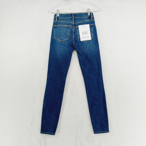 New Frame Le High Rise Skinny Blue Jeans P2409 - Picture 5 of 11
